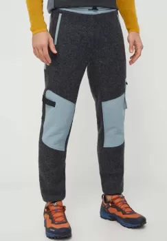 Smartwool pantaloni de exterior Hudson culoarea gri, modelator imagine
