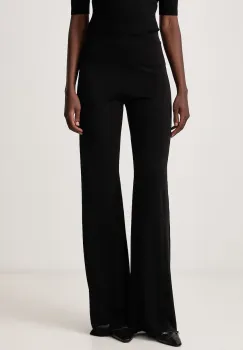 Soeur  pantaloni evazati flare pentru femei cu amestec de matase KYLE imagine