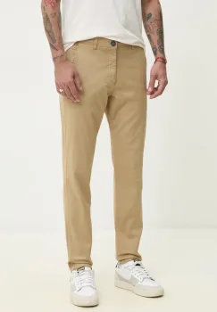 Solid pantaloni ERICO barbati, culoarea verde, cu fason chinos, 21107652.171022 imagine