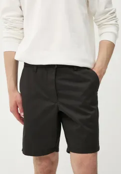 Solid pantaloni scurti ALANN culoarea negru, 21107653 194008 imagine