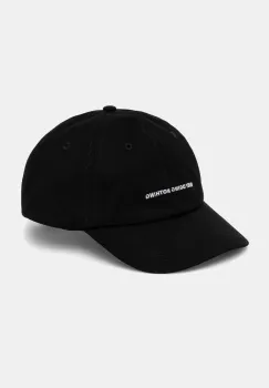 Solid sapca de baseball din bumbac OLE barbati, culoarea negru, uni, 21108573 194008 imagine