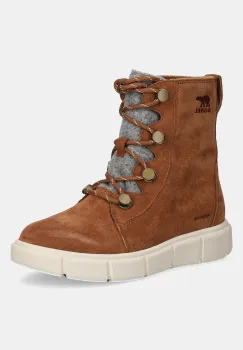 Sorel botine SOREL EXPLORER III JOAN WP culoarea maro, cu toc plat, izolare usoara, 2077951242 imagine