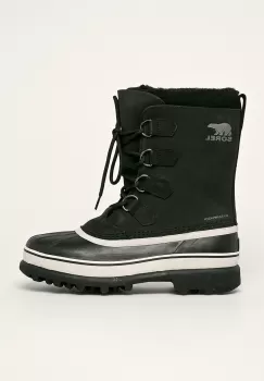 Sorel cizme de iarna barbati, culoarea negru, izolat imagine