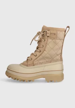 Sorel cizme de iarna CARIBOU ROYAL WP culoarea bej, 2048771 imagine
