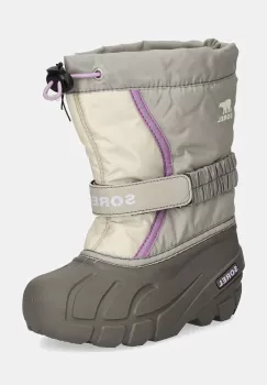 Sorel cizme de iarna copii CHILDRENS FLURRY BO culoarea gri, 2114082 imagine