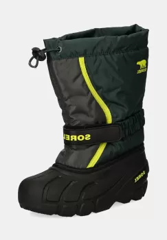 Sorel cizme de iarna copii CHILDRENS FLURRY BO culoarea negru, 2114081 imagine