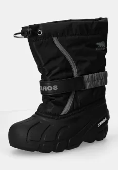 Sorel cizme de iarna copii CHILDRENS FLURRY BO culoarea negru, 2114082 imagine