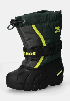Sorel cizme de iarna copii CHILDRENS FLURRY BO culoarea verde, 2114082 imagine