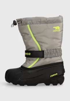 Sorel cizme de iarna copii culoarea gri imagine