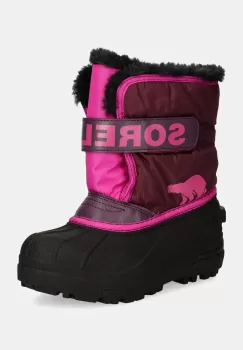 Sorel cizme de iarna copii TODDLER SNOW COMMAND culoarea roz, 2114101 imagine