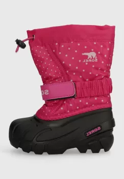 Sorel cizme de iarna pentru copii 1888092 culoarea roz, YOUTH FLURRY PRINT Girls imagine