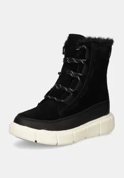 Sorel cizme de iarna pentru copii din piele intoarsa CHILDRENS SOREL EXPL culoarea negru, 2088512 imagine