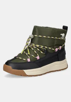 Sorel cizme de iarna WHITNEY III SLIP-ON WP culoarea verde, 2138501355 imagine
