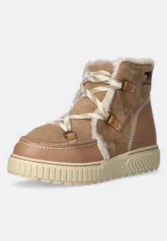 Sorel cizme de zapada din piele intoarsa ONA AVE ALPINE BOOT WP culoarea maro, 2088311226 imagine
