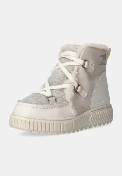 Sorel cizme de zapada din piele intoarsa ONA AVE ALPINE BOOT WP F culoarea bej, 2109381191 imagine