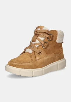 Sorel cizme de zapada din piele intoarsa SOREL EXPLORER III NW LA femei, culoarea maro, 2077961252 imagine