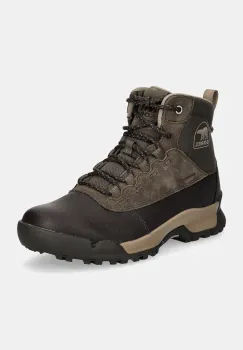 Sorel ghete de piele BUXTON LITE LACE PLUS WP barbati, culoarea maro, 2084871245 imagine