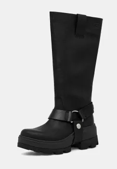 Sorel ghete de piele JOAN FRW TALL culoarea negru, cu toc plat, 2144861010 imagine