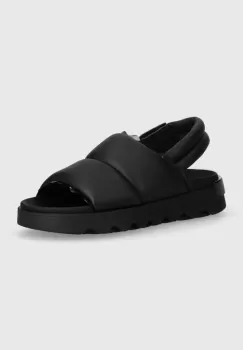 Sorel sandale de piele VIIBE SLINGBACK femei, culoarea negru, 2069941010 imagine
