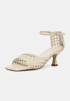 Souliers Martinez sandale cu toc jos din piele VERONICA imagine