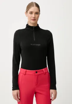 Sportalm hanorac fleece Cologne culoarea negru, uni, 300016 imagine