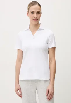 Sportalm tricou polo femei, culoarea alb, 250182 imagine