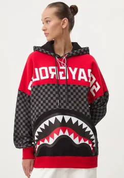 Sprayground bluza culoarea negru, cu gluga, modelator, SP249 imagine