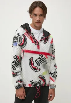 Sprayground geaca culoarea alb, de tranzitie, SP385 imagine