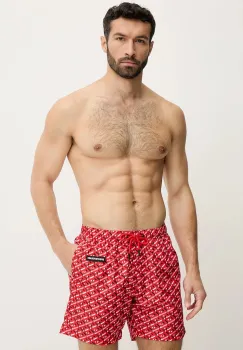 Sprayground pantaloni scurti de baie culoarea rosu, SP753RED imagine