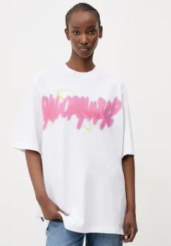 Sprayground tricou din bumbac culoarea alb, cu imprimeu, SP698 imagine