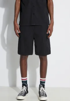 Stan Ray pantaloni scurti din bumbac Cargo culoarea negru, SS2402663 imagine