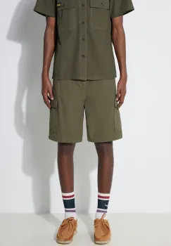 Stan Ray pantaloni scurti din bumbac Cargo culoarea verde, SS2402622 imagine