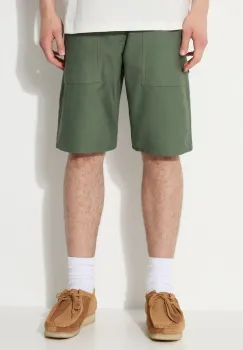 Stan Ray pantaloni scurti din bumbac Fatigue culoarea verde, SS19-5500 imagine