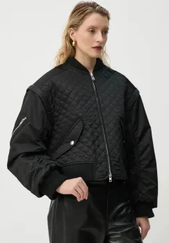 Stand Studio geaca bomber Kezia femei, culoarea negru, de tranzitie, 66377-8669 imagine
