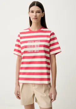 Stand Studio tricou din bumbac Hallie femei, culoarea rosu, 62205-8500 imagine