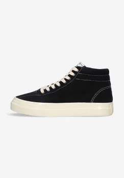 Stepney Workers Club tenisi din piele intoarsa Varden Suede culoarea negru, YB02015 imagine