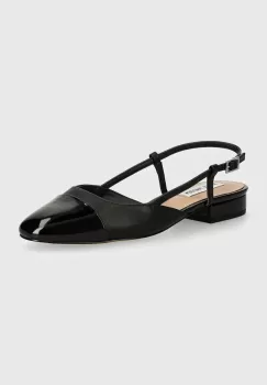 Steve Madden balerini Belinda culoarea negru, cu toc deschis, SM11002823 imagine