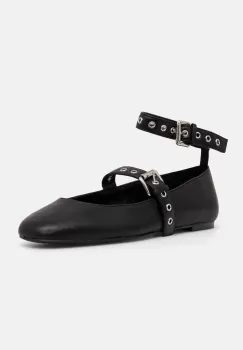 Steve Madden balerini de piele Macbeth culoarea negru, SM11003189 imagine