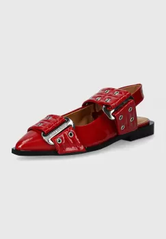Steve Madden balerini Grand Ave culoarea rosu, cu toc deschis, SM11003257 imagine