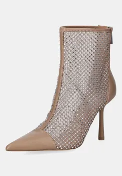 Steve Madden botine Arlette culoarea bej, cu toc cui, 11004774 imagine