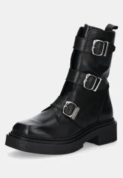 Steve Madden botine Clipper femei, culoarea negru, cu platforma, izolare usoara, SM11003402 imagine