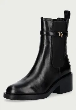 Steve Madden  botine cu toc jos pentru femei din piele Charity-SM imagine