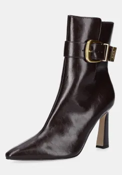 Steve Madden botine Stashed culoarea maro, cu toc drept, 11004780 imagine