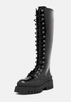 Steve Madden cizme Carina culoarea negru, cu platforma, 11002682 imagine