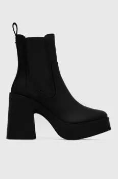 Steve Madden cizme Climate femei, culoarea negru, cu toc drept imagine