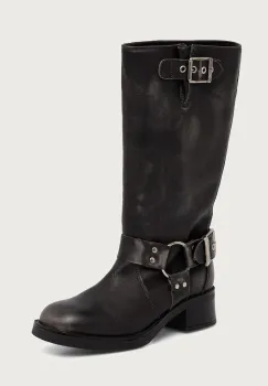 Steve Madden cizme de ofiter pentru femei din piele Beau imagine