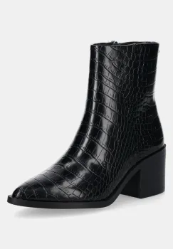 Steve Madden cizme de piele Admire femei, culoarea negru, cu toc drept, SM11003355 imagine