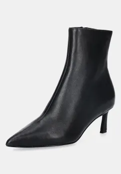 Steve Madden cizme de piele Lulah culoarea negru, cu toc cui, 11003282 imagine