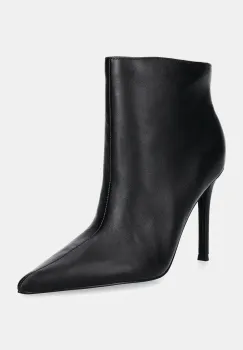 Steve Madden cizme de piele Sentinel femei, culoarea negru, cu toc cui, SM11003451 imagine