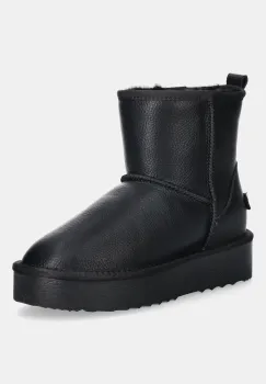 Steve Madden cizme de piele Tessah culoarea negru, cu platforma, izolat, 11003483 imagine